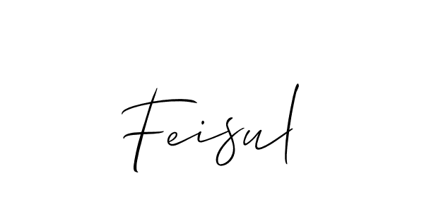 Make a beautiful signature design for name Feisul. Use this online signature maker to create a handwritten signature for free. Feisul signature style 2 images and pictures png