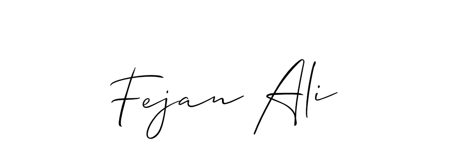Also You can easily find your signature by using the search form. We will create Fejan Ali name handwritten signature images for you free of cost using Allison_Script sign style. Fejan Ali signature style 2 images and pictures png