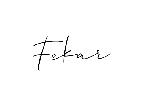 Once you've used our free online signature maker to create your best signature Allison_Script style, it's time to enjoy all of the benefits that Fekar name signing documents. Fekar signature style 2 images and pictures png