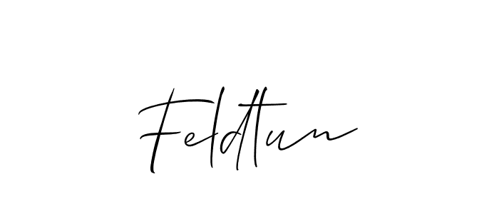 You should practise on your own different ways (Allison_Script) to write your name (Feldtun) in signature. don't let someone else do it for you. Feldtun signature style 2 images and pictures png