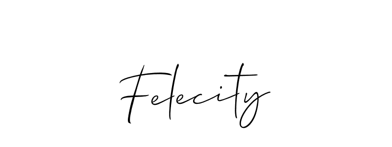 Make a beautiful signature design for name Felecity. With this signature (Allison_Script) style, you can create a handwritten signature for free. Felecity signature style 2 images and pictures png