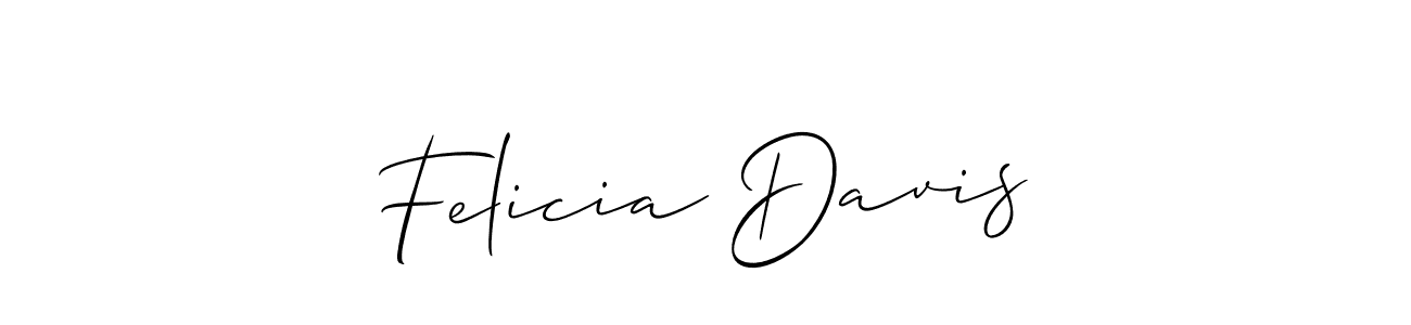 Make a short Felicia Davis signature style. Manage your documents anywhere anytime using Allison_Script. Create and add eSignatures, submit forms, share and send files easily. Felicia Davis signature style 2 images and pictures png