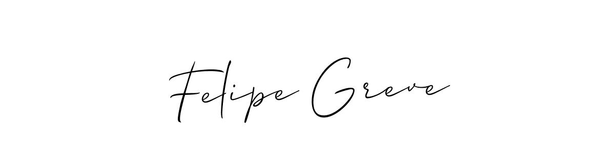 Allison_Script is a professional signature style that is perfect for those who want to add a touch of class to their signature. It is also a great choice for those who want to make their signature more unique. Get Felipe Greve name to fancy signature for free. Felipe Greve signature style 2 images and pictures png