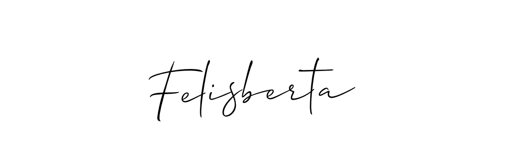 Also we have Felisberta name is the best signature style. Create professional handwritten signature collection using Allison_Script autograph style. Felisberta signature style 2 images and pictures png