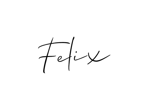 Best and Professional Signature Style for Felix. Allison_Script Best Signature Style Collection. Felix signature style 2 images and pictures png