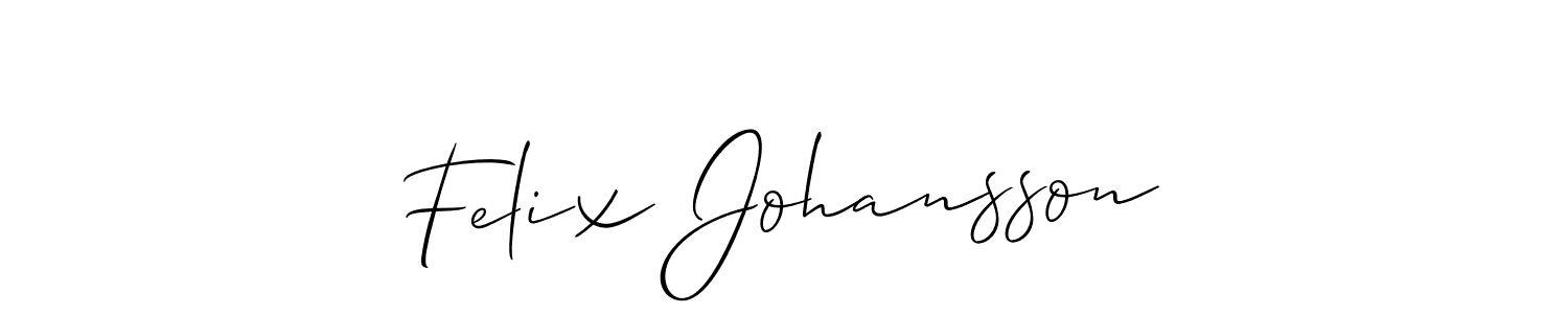 if you are searching for the best signature style for your name Felix Johansson. so please give up your signature search. here we have designed multiple signature styles  using Allison_Script. Felix Johansson signature style 2 images and pictures png