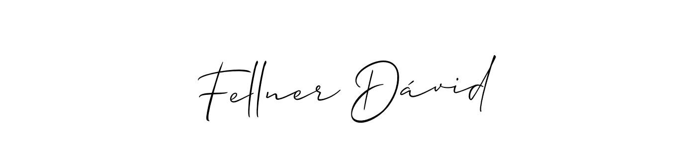 Also You can easily find your signature by using the search form. We will create Fellner Dávid name handwritten signature images for you free of cost using Allison_Script sign style. Fellner Dávid signature style 2 images and pictures png