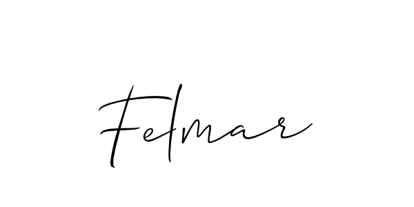 How to Draw Felmar signature style? Allison_Script is a latest design signature styles for name Felmar. Felmar signature style 2 images and pictures png