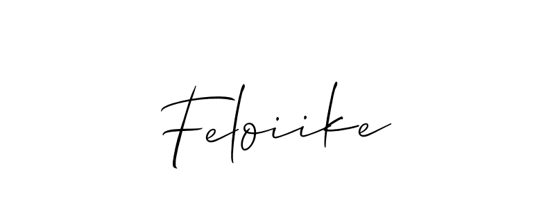 Feloiike stylish signature style. Best Handwritten Sign (Allison_Script) for my name. Handwritten Signature Collection Ideas for my name Feloiike. Feloiike signature style 2 images and pictures png