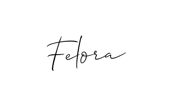 Felora stylish signature style. Best Handwritten Sign (Allison_Script) for my name. Handwritten Signature Collection Ideas for my name Felora. Felora signature style 2 images and pictures png