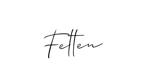 Make a beautiful signature design for name Felten. Use this online signature maker to create a handwritten signature for free. Felten signature style 2 images and pictures png