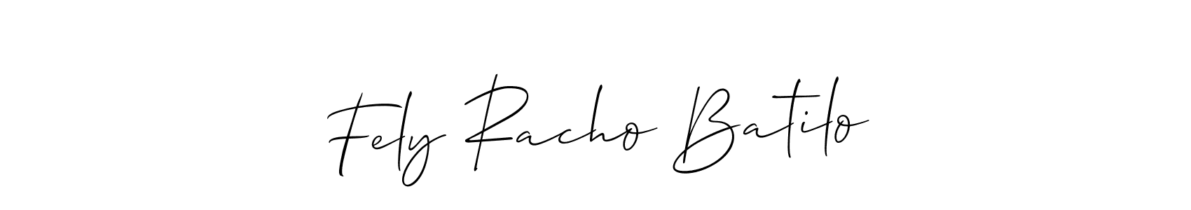 Here are the top 10 professional signature styles for the name Fely Racho Batilo. These are the best autograph styles you can use for your name. Fely Racho Batilo signature style 2 images and pictures png
