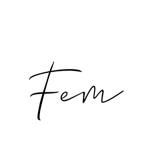 Check out images of Autograph of Fem name. Actor Fem Signature Style. Allison_Script is a professional sign style online. Fem signature style 2 images and pictures png