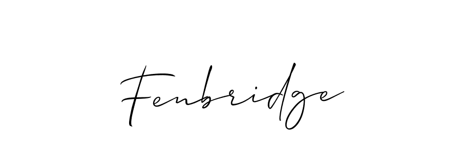 Also we have Fenbridge name is the best signature style. Create professional handwritten signature collection using Allison_Script autograph style. Fenbridge signature style 2 images and pictures png