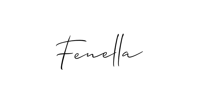 Best and Professional Signature Style for Fenella. Allison_Script Best Signature Style Collection. Fenella signature style 2 images and pictures png