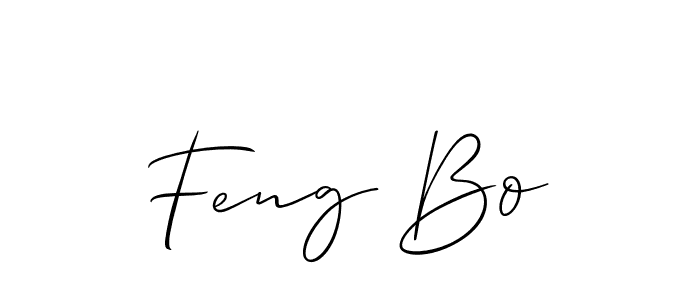 Similarly Allison_Script is the best handwritten signature design. Signature creator online .You can use it as an online autograph creator for name Feng Bo. Feng Bo signature style 2 images and pictures png