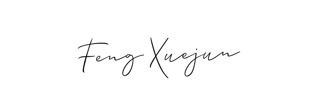 if you are searching for the best signature style for your name Feng Xuejun. so please give up your signature search. here we have designed multiple signature styles  using Allison_Script. Feng Xuejun signature style 2 images and pictures png