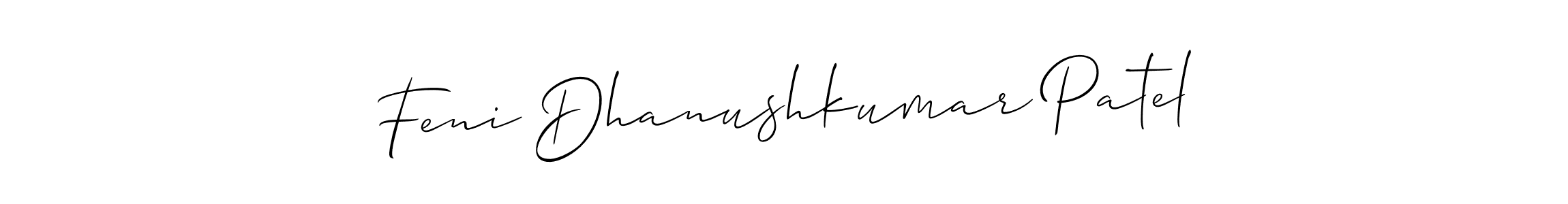 Once you've used our free online signature maker to create your best signature Allison_Script style, it's time to enjoy all of the benefits that Feni Dhanushkumar Patel name signing documents. Feni Dhanushkumar Patel signature style 2 images and pictures png