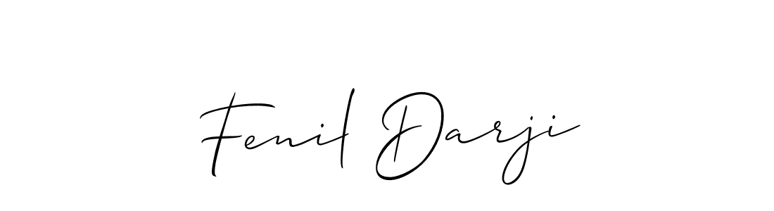 The best way (Allison_Script) to make a short signature is to pick only two or three words in your name. The name Fenil Darji include a total of six letters. For converting this name. Fenil Darji signature style 2 images and pictures png