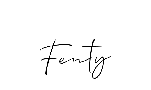 Make a beautiful signature design for name Fenty. Use this online signature maker to create a handwritten signature for free. Fenty signature style 2 images and pictures png