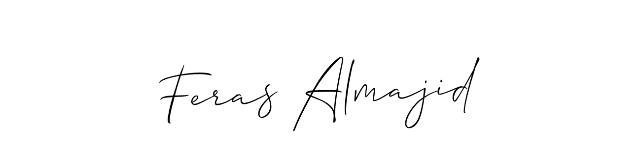 You should practise on your own different ways (Allison_Script) to write your name (Feras Almajid) in signature. don't let someone else do it for you. Feras Almajid signature style 2 images and pictures png