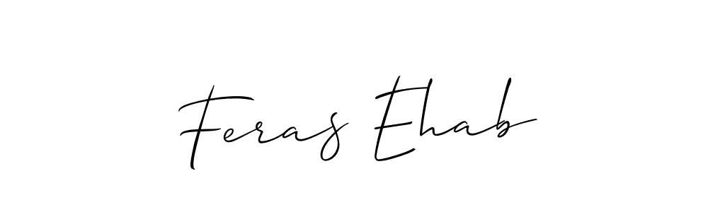 Best and Professional Signature Style for Feras Ehab. Allison_Script Best Signature Style Collection. Feras Ehab signature style 2 images and pictures png