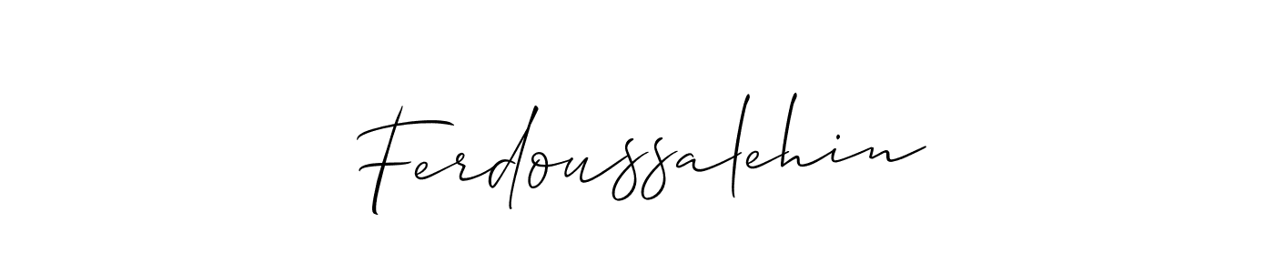 Check out images of Autograph of Ferdoussalehin name. Actor Ferdoussalehin Signature Style. Allison_Script is a professional sign style online. Ferdoussalehin signature style 2 images and pictures png