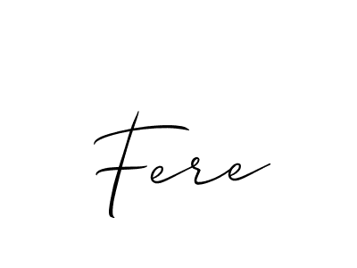 Make a short Fere signature style. Manage your documents anywhere anytime using Allison_Script. Create and add eSignatures, submit forms, share and send files easily. Fere signature style 2 images and pictures png