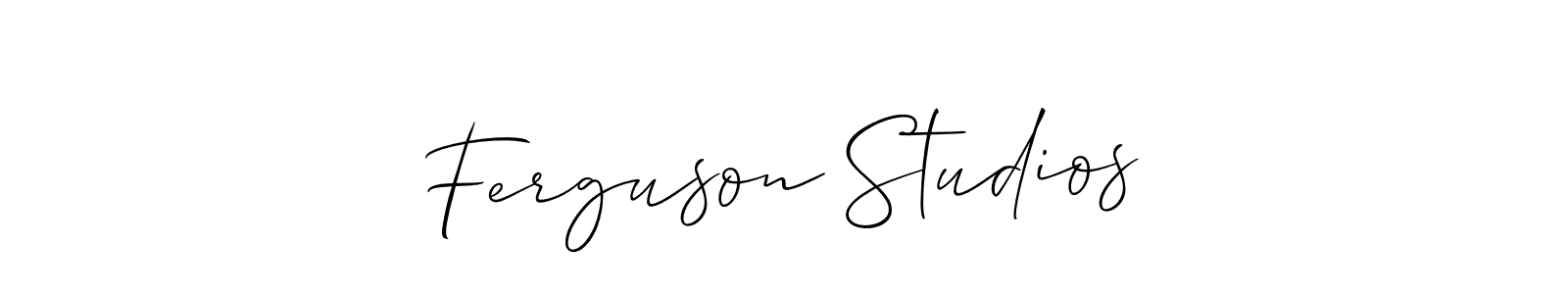 Also we have Ferguson Studios name is the best signature style. Create professional handwritten signature collection using Allison_Script autograph style. Ferguson Studios signature style 2 images and pictures png