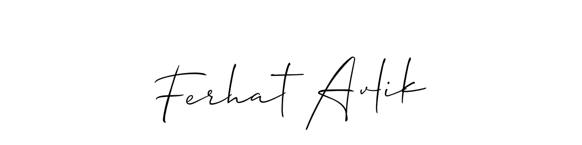 Once you've used our free online signature maker to create your best signature Allison_Script style, it's time to enjoy all of the benefits that Ferhat Avlik name signing documents. Ferhat Avlik signature style 2 images and pictures png