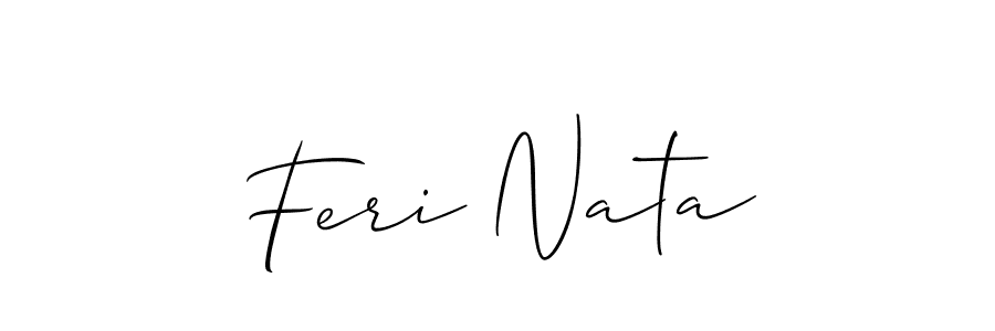 It looks lik you need a new signature style for name Feri Nata. Design unique handwritten (Allison_Script) signature with our free signature maker in just a few clicks. Feri Nata signature style 2 images and pictures png