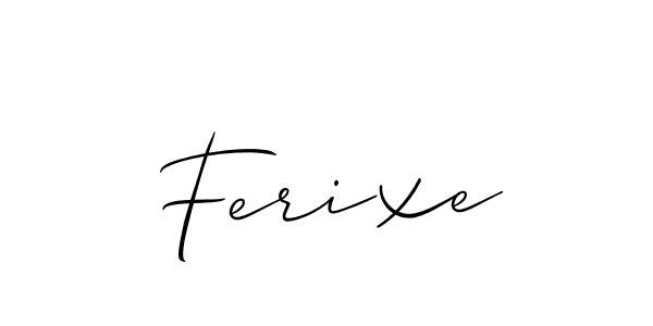You should practise on your own different ways (Allison_Script) to write your name (Ferixe) in signature. don't let someone else do it for you. Ferixe signature style 2 images and pictures png