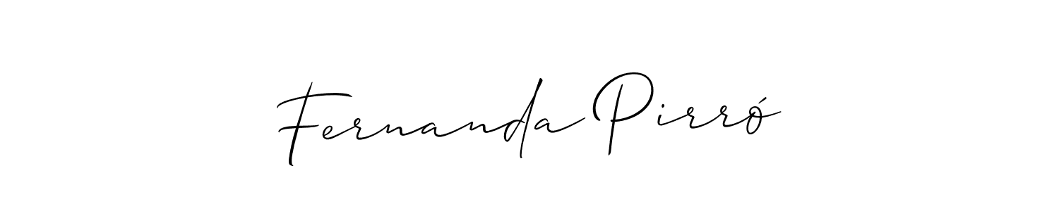 Use a signature maker to create a handwritten signature online. With this signature software, you can design (Allison_Script) your own signature for name Fernanda Pirró. Fernanda Pirró signature style 2 images and pictures png