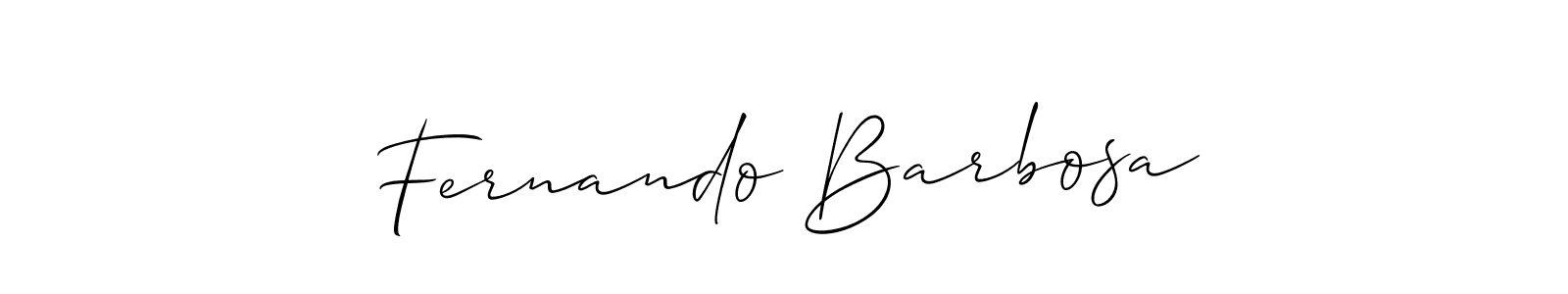 It looks lik you need a new signature style for name Fernando Barbosa. Design unique handwritten (Allison_Script) signature with our free signature maker in just a few clicks. Fernando Barbosa signature style 2 images and pictures png