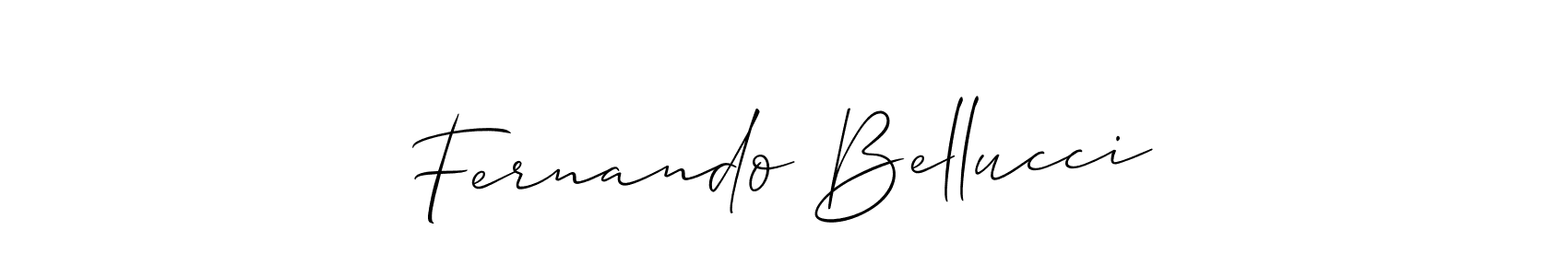 How to make Fernando Bellucci name signature. Use Allison_Script style for creating short signs online. This is the latest handwritten sign. Fernando Bellucci signature style 2 images and pictures png