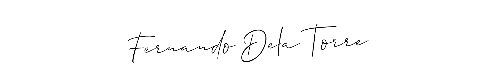 Make a short Fernando Dela Torre signature style. Manage your documents anywhere anytime using Allison_Script. Create and add eSignatures, submit forms, share and send files easily. Fernando Dela Torre signature style 2 images and pictures png