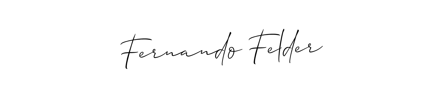 How to Draw Fernando Felder signature style? Allison_Script is a latest design signature styles for name Fernando Felder. Fernando Felder signature style 2 images and pictures png