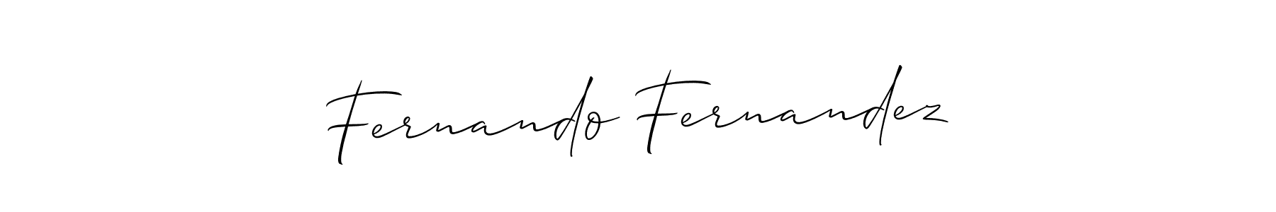 Allison_Script is a professional signature style that is perfect for those who want to add a touch of class to their signature. It is also a great choice for those who want to make their signature more unique. Get Fernando Fernandez name to fancy signature for free. Fernando Fernandez signature style 2 images and pictures png