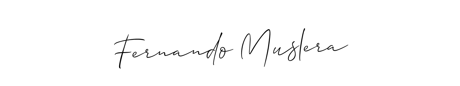 You can use this online signature creator to create a handwritten signature for the name Fernando Muslera. This is the best online autograph maker. Fernando Muslera signature style 2 images and pictures png