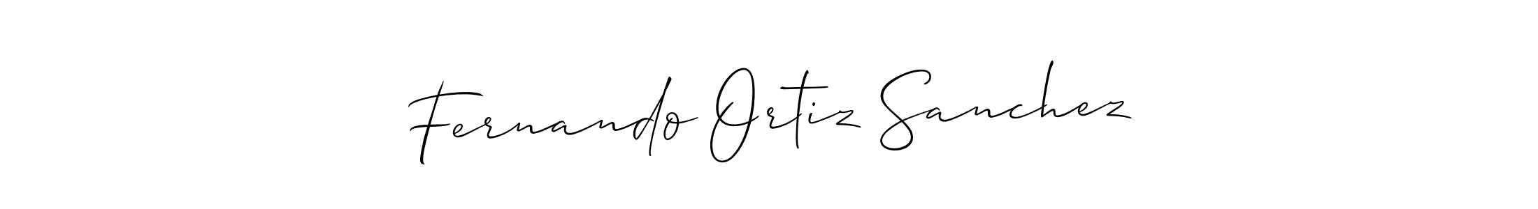Allison_Script is a professional signature style that is perfect for those who want to add a touch of class to their signature. It is also a great choice for those who want to make their signature more unique. Get Fernando Ortiz Sanchez name to fancy signature for free. Fernando Ortiz Sanchez signature style 2 images and pictures png