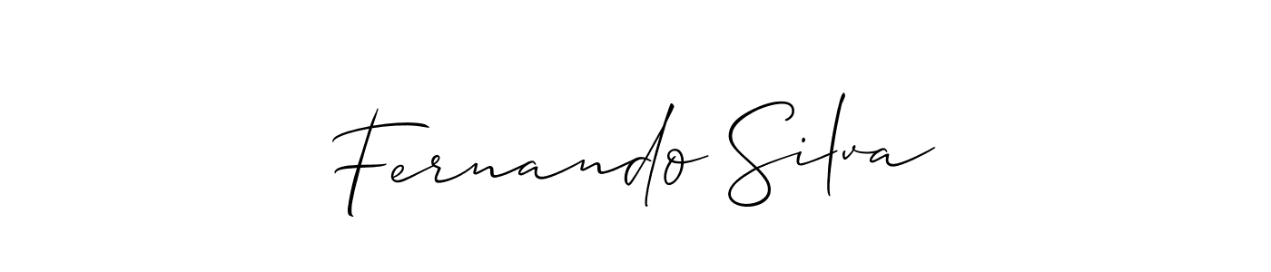 How to make Fernando Silva signature? Allison_Script is a professional autograph style. Create handwritten signature for Fernando Silva name. Fernando Silva signature style 2 images and pictures png