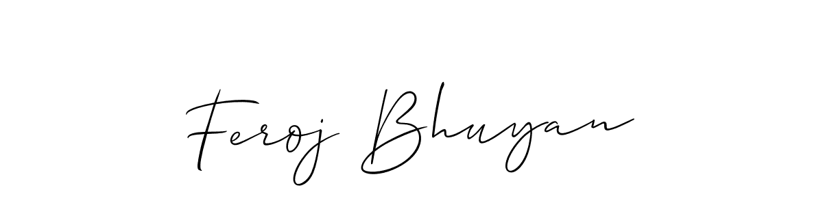 Best and Professional Signature Style for Feroj Bhuyan. Allison_Script Best Signature Style Collection. Feroj Bhuyan signature style 2 images and pictures png