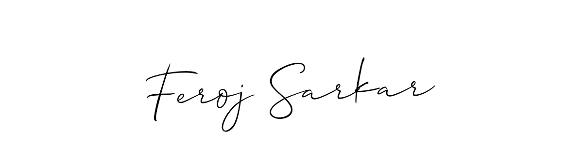 Make a beautiful signature design for name Feroj Sarkar. Use this online signature maker to create a handwritten signature for free. Feroj Sarkar signature style 2 images and pictures png