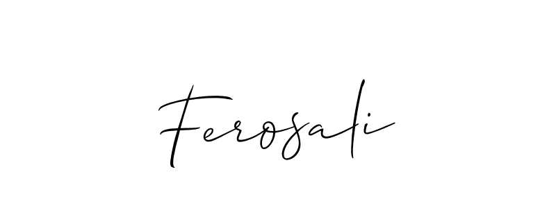 Here are the top 10 professional signature styles for the name Ferosali. These are the best autograph styles you can use for your name. Ferosali signature style 2 images and pictures png