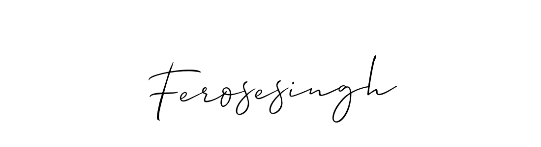 Also You can easily find your signature by using the search form. We will create Ferosesingh name handwritten signature images for you free of cost using Allison_Script sign style. Ferosesingh signature style 2 images and pictures png