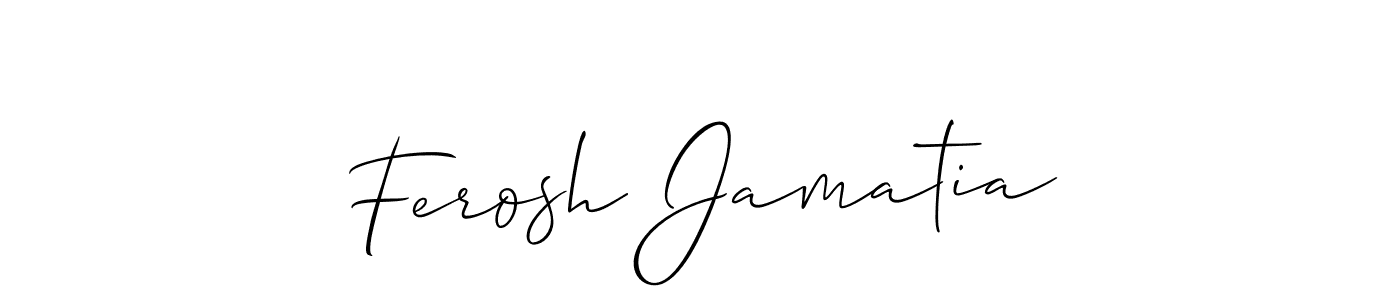 Make a beautiful signature design for name Ferosh Jamatia. Use this online signature maker to create a handwritten signature for free. Ferosh Jamatia signature style 2 images and pictures png