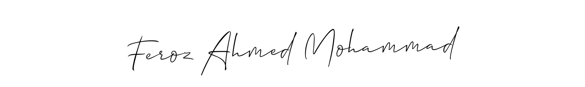See photos of Feroz Ahmed Mohammad official signature by Spectra . Check more albums & portfolios. Read reviews & check more about Allison_Script font. Feroz Ahmed Mohammad signature style 2 images and pictures png