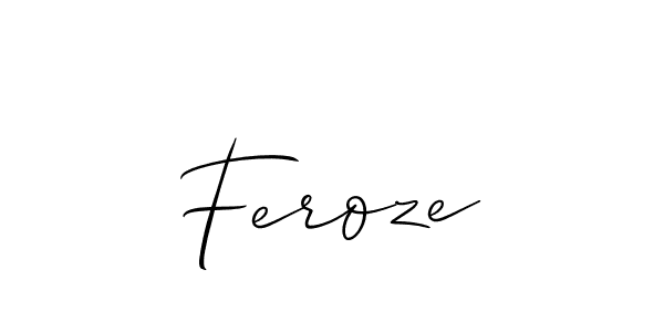 Similarly Allison_Script is the best handwritten signature design. Signature creator online .You can use it as an online autograph creator for name Feroze. Feroze signature style 2 images and pictures png