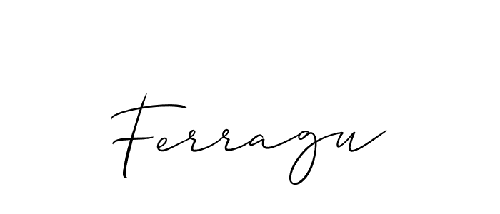 How to Draw Ferragu signature style? Allison_Script is a latest design signature styles for name Ferragu. Ferragu signature style 2 images and pictures png