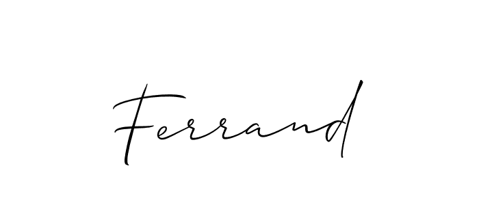 This is the best signature style for the Ferrand name. Also you like these signature font (Allison_Script). Mix name signature. Ferrand signature style 2 images and pictures png